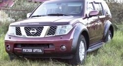 20 549 р. Расширители арок RA (комплект)  Nissan Pathfinder  R51 (2004-2014) дорестайлинг, рестайлинг (Поверхность глянец (под окраску), Неокрашенные)  с доставкой в г. Владивосток. Увеличить фотографию 2