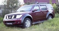 20 549 р. Расширители арок RA (комплект)  Nissan Pathfinder  R51 (2004-2014) дорестайлинг, рестайлинг (Поверхность глянец (под окраску), Неокрашенные)  с доставкой в г. Владивосток. Увеличить фотографию 1