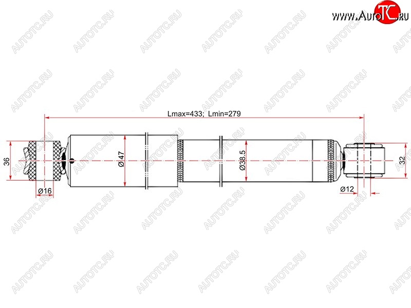 1 759 р. Амортизатор задний LH=RH SAT Nissan Expert дорестайлинг (1998-2002)  с доставкой в г. Владивосток