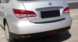 Накладка на задний бампер RA Nissan (Нисан) Almera (Альмера)  G15 (2012-2019) G15 седан