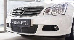 Защитная сетка решетки переднего бампера РА Nissan (Нисан) Almera (Альмера)  G15 (2012-2019) G15 седан