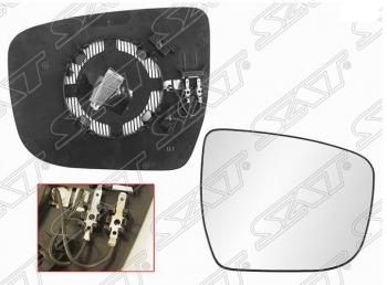 Правое полотно зеркала SAT (с обогревом) Nissan Juke  1 YF15 - X-trail  3 T32