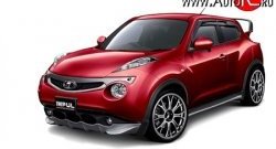 5 249 р. Решётка радиатора Impul Nissan Juke 1 YF15 дорестайлинг (2010-2014) (Неокрашенная)  с доставкой в г. Владивосток. Увеличить фотографию 7