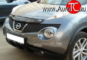 2 879 р. Дефлектор капота NovLine Nissan Juke 1 YF15 дорестайлинг (2010-2014)  с доставкой в г. Владивосток