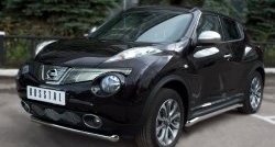 15 799 р. Одинарная защита переднего бампера SLITKOFF диаметром 63 мм (4x4) Nissan Juke 1 YF15 дорестайлинг (2010-2014)  с доставкой в г. Владивосток. Увеличить фотографию 4