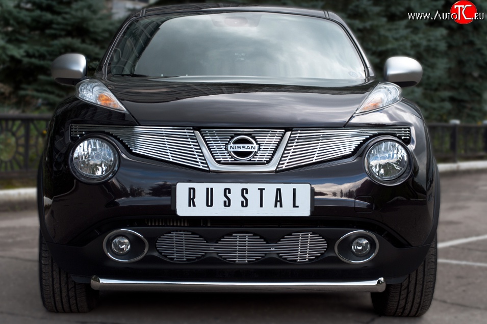 15 799 р. Одинарная защита переднего бампера SLITKOFF диаметром 63 мм (4x4) Nissan Juke 1 YF15 дорестайлинг (2010-2014)  с доставкой в г. Владивосток