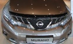 Дефлектор капота NovLine Nissan Murano 2 Z51 дорестайлинг (2008-2011)