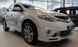 22 749 р. Комплект порогов Impul Nissan Murano 2 Z51 рестайлинг (2010-2016) (Неокрашенные)  с доставкой в г. Владивосток. Увеличить фотографию 2