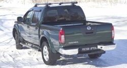 1 799 р. Накладки на борта кузова автомобиля RA  Nissan Navara  2 D40 (2004-2010) дорестайлинг (Задний откидной борт)  с доставкой в г. Владивосток. Увеличить фотографию 2