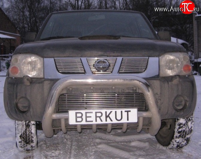 5 599 р. Декоративная вставка решетки радиатора Berkut Nissan NP300 (2008-2013)  с доставкой в г. Владивосток