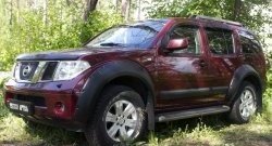 3 599 р. Молдинги дверей RA (узкие, комплект)  Nissan Pathfinder  R51 (2004-2014) дорестайлинг, рестайлинг (Поверхность глянец (под окраску), Неокрашенные)  с доставкой в г. Владивосток. Увеличить фотографию 4