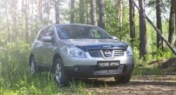 1 999 р. Защитная сетка решетки переднего бампера РА  Nissan Qashqai  1 (2007-2010) дорестайлинг  с доставкой в г. Владивосток. Увеличить фотографию 7