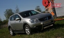 10 889 р. Защита переднего бампера Souz-96 (d60)  Nissan Qashqai  1 (2007-2010) дорестайлинг  с доставкой в г. Владивосток. Увеличить фотографию 1