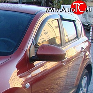 2 759 р. Дефлекторы окон (ветровики) Novline 4 шт Nissan Qashqai +2 1 J10 дорестайлинг (2008-2010)  с доставкой в г. Владивосток