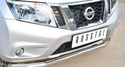 13 249 р. Одинарная защита переднего бампера диаметром 63 мм SLITKOFF  Nissan Terrano  D10 (2013-2022) дорестайлинг, рестайлинг  с доставкой в г. Владивосток. Увеличить фотографию 2