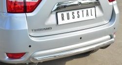 15 999 р. Одинарная защита заднего бампера из трубы диаметром 63 мм SLITKOFF  Nissan Terrano  D10 (2013-2022) дорестайлинг, рестайлинг  с доставкой в г. Владивосток. Увеличить фотографию 2