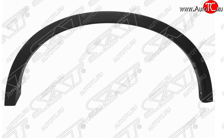 1 679 р. Молдинг арки крыла SAT (Задний, левый)  Nissan X-trail  3 T32 (2013-2018) дорестайлинг (Неокрашенный)  с доставкой в г. Владивосток