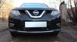 1 499 р. Сетка (под парктроник) на бампер Russtal (черная)  Nissan X-trail  3 T32 (2017-2022) рестайлинг  с доставкой в г. Владивосток. Увеличить фотографию 1