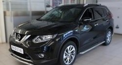 26 999 р. Широкая защита порогов SLITKOFF Nissan X-trail 3 T32 рестайлинг (2017-2022)  с доставкой в г. Владивосток. Увеличить фотографию 4