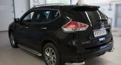 15 599 р. Защита заднего бампера (Ø63 мм уголки, нержавейка) SLITKOFF Nissan X-trail 3 T32 рестайлинг (2017-2022)  с доставкой в г. Владивосток. Увеличить фотографию 4