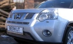 Декоративная вставка воздухозаборника Berkut Nissan X-trail 2 T31 рестайлинг (2010-2015)