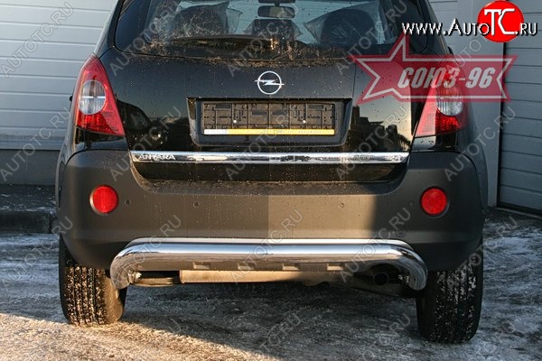 11 564 р. Защита заднего бампера Souz-96 (d76) Opel Antara (2006-2010)  с доставкой в г. Владивосток