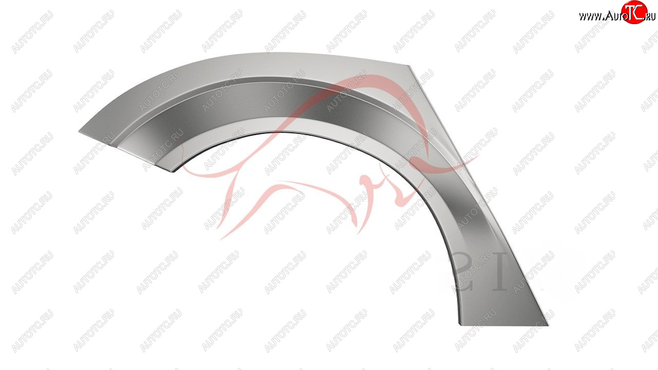 2 189 р. Правая задняя ремонтная арка (внешняя) Wisentbull  Opel Astra  H (2007-2015) универсал рестайлинг (оцинкованная сталь 1-1,2 мм)  с доставкой в г. Владивосток