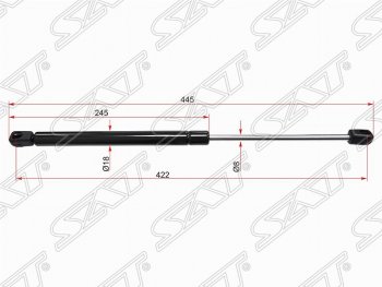 Газовый упор крышки багажника SAT Opel Astra H хэтчбек 5дв дорестайлинг (2004-2007)