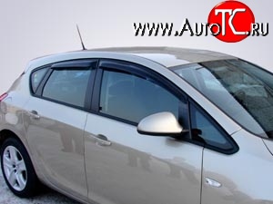 2 779 р. Дефлекторы окон (ветровики) Novline 4 шт. (седан / хетчбек)  Opel Astra  J (2009-2017) хэтчбек 5 дв. дорестайлинг, хэтчбек 5 дв.  рестайлинг  с доставкой в г. Владивосток