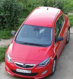 3 999 р. Накладка Sport на передний бампер Opel Astra J хэтчбек 5 дв.  рестайлинг (2012-2017) (Неокрашенная)  с доставкой в г. Владивосток. Увеличить фотографию 2