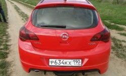 3 899 р. Накладка Sport на задний бампер Opel Astra J хэтчбек 5 дв.  рестайлинг (2012-2017) (Неокрашенная)  с доставкой в г. Владивосток. Увеличить фотографию 3