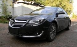 1 469 р. Сетка на бампер (рестайлинг) Russtal (черная)  Opel Insignia  A (2008-2017) дорестайлинг седан, рестайлинг седан, универсал рестайлинг  с доставкой в г. Владивосток. Увеличить фотографию 2