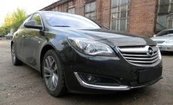 1 469 р. Сетка на бампер (рестайлинг) Russtal (черная)  Opel Insignia  A (2008-2017) дорестайлинг седан, рестайлинг седан, универсал рестайлинг  с доставкой в г. Владивосток. Увеличить фотографию 3