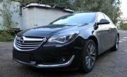 1 539 р. Сетка на бампер (рестайлинг) Russtal (хром) Opel Insignia A дорестайлинг седан (2008-2013)  с доставкой в г. Владивосток. Увеличить фотографию 3