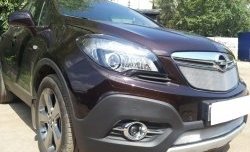 1 539 р. Сетка в решетку радиатора Russtal Opel Mokka  дорестайлинг (2012-2016) (хром)  с доставкой в г. Владивосток. Увеличить фотографию 2