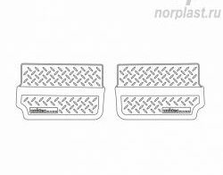 1 089 р. Комплект ковриков в салон Norplast (3 ряд)  Opel Zafira  В (2005-2015) дорестайлинг, рестайлинг  с доставкой в г. Владивосток. Увеличить фотографию 1