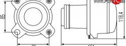 15 499 р. Модуль ближнего света Hella 1BL 008 193-001 c линзой Honda Accord 9 CR седан дорестайлинг (2013-2016) (Без пыльника)  с доставкой в г. Владивосток. Увеличить фотографию 2