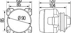 2 799 р. Модуль дальнего света Hella 1K0 008 191-007 Chevrolet Aveo T200 седан (2003-2008) (Без пыльника)  с доставкой в г. Владивосток. Увеличить фотографию 2