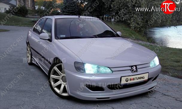 23 969 р. Передний бампер ВМВ Peugeot 406 8E,F универсал дорестайлинг (1995-1999)  с доставкой в г. Владивосток