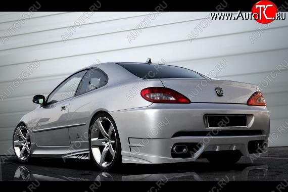 22 899 р. Задний бампер COUPE R1 Peugeot 406 8B седан дорестайлинг (1995-1999)  с доставкой в г. Владивосток