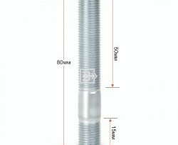 Резьбовая шпилька 80 мм ступицы Вектор M12 1.25 80 CITROEN CX универсал (1974-1985) 