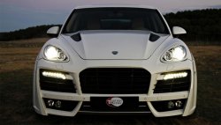 42 299 р. Пластиковый капот TECHART MAGNUM Porsche Cayenne 958 (2010-2014) (Неокрашенный)  с доставкой в г. Владивосток. Увеличить фотографию 3