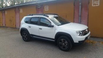 3 999 р. Накладки на двери Petroil Tuning  Renault Duster  HS (2010-2015) дорестайлинг (Тисненый пластик)  с доставкой в г. Владивосток. Увеличить фотографию 5