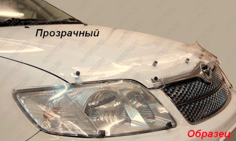 2 049 р. Дефлектор капота CA-Plastiс  BMW 1 серия ( E87,  E82,  E81) (2004-2012) хэтчбэк 5 дв. дорестайлинг, купе 1-ый рестайлинг, хэтчбэк 3 дв. рестайлинг, хэтчбэк 5 дв. рестайлинг (серия Classic прозрачный, Без надписи)  с доставкой в г. Владивосток