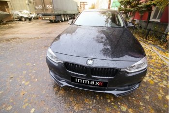 12 999 р. Юбка переднего бампера (Sport,Luxury, SE) INMAX  BMW 3 серия ( F30,  F31) (2015-2018) седан рестайлинг, универсал рестайлинг (неокрашенная)  с доставкой в г. Владивосток. Увеличить фотографию 3