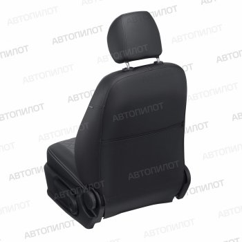 14 499 р. Чехлы сидений (экокожа, Comfort) Автопилот Ромб  Haval H9 (2019-2021) 2-ой рестайлинг (черный/серый)  с доставкой в г. Владивосток. Увеличить фотографию 3