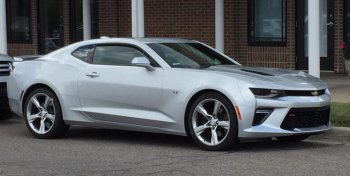 15 649 р. Правое крыло переднее BodyParts  Chevrolet Camaro (2015-2018) дорестайлинг (Неокрашенное)  с доставкой в г. Владивосток. Увеличить фотографию 1