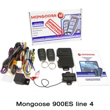 Автосигнализация Mongoose 900ES line 4 Mitsubishi Chariot N30,N40 дорестайлинг (1991-1994)