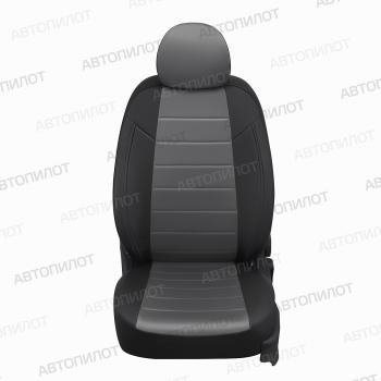 13 849 р. Чехлы на сиденья Алькантара (экокожа) Автопилот  Chery Tiggo 7 - Tiggo 7 Pro Max  T1E (черный/серый)  с доставкой в г. Владивосток. Увеличить фотографию 6