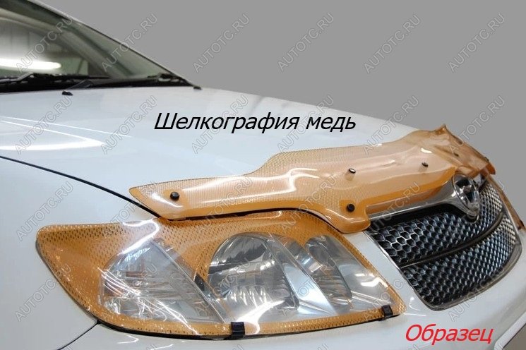 2 289 р. Дефлектор капота (CL 8 CL 9) CA-Plastic  Honda Accord  7 CL (2002-2005) седан дорестайлинг (серия Шелкография медь)  с доставкой в г. Владивосток